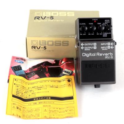 【中古】デジタルリバーブ エフェクター BOSS RV-5 Digital Reverb ボス リヴァーブ エフェクター 本体、付属品