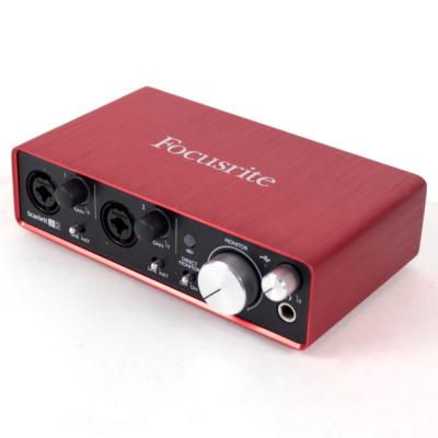 【中古】 オーディオインターフェイス Focusrite Scarlett 2i2 2nd GEN フォーカスライト スカーレット2i2 第2世代 右サイド