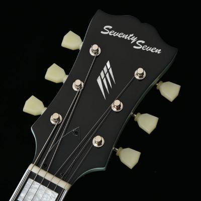 SeventySeven Guitars セブンティセブンギターズ EXRUBATO-ZEBRA FINCH SFG セミアコースティックギター エレキギター セミアコ 77 ヘッド
