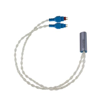 DEKONI AUDIO デコニオーディオ Ensemble Cables Y-Split HD600 シルバー CBZ-Y-TW-600 モジュラーヘッドフォンケーブル