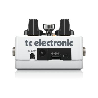 エフェクター マルチエフェクター tc electronic PLETHORA X1 TCエレクトロニクス TonePrintエンコーダー ロゴ側サイド