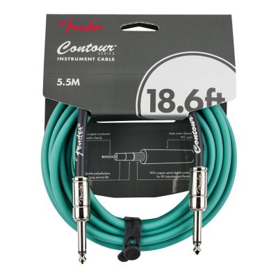 Fender フェンダー Contour 18.6ft(約6m) Cable Sherwood Green ギターケーブル