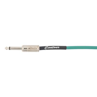 Fender フェンダー Contour 18.6ft(約6m) Cable Sherwood Green ギターケーブル プラグ部