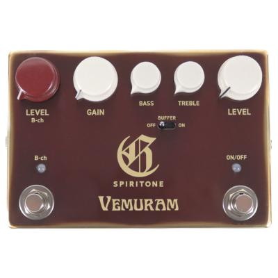 VEMURAM ベムラム SPIRITONE Char Signature オーバードライブ ギターエフェクター