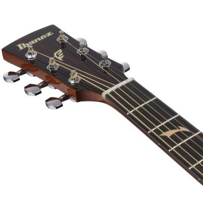 IBANEZ アイバニーズ PF34MHE-NT PERFORMANCE Natural High Gloss エレクトリックアコースティックギター ヘッド画像