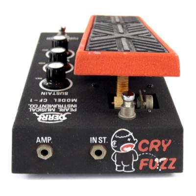 【中古】 Pearl パール CF-1 CRY FUZZ ワウ / ファズ ギターエフェクター in/out側