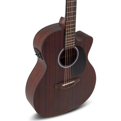 OVATION オベーション Applause AEO96-M E-Acoustic Guitar Wood Classics エレクトリックアコースティックギター ボディ左斜めアングル画像