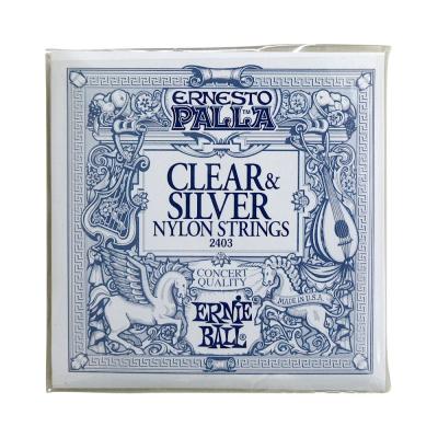 ERNIE BALL 2403 クリアー/シルバー クラシックギター弦