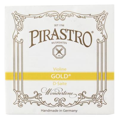 PIRASTRO Gold 215321 D線 ガット・シルバーアルミニウム巻き バイオリン弦