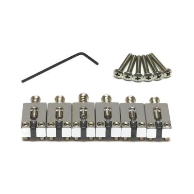 GRAPH TECH PG-8000-FC STRING SAVER CLASSICS FOR STRAT & TELE 2 3/16” SPACING CHROME ブリッジサドル