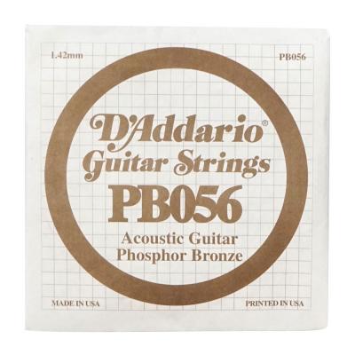 D’Addario PB056 Phosphor Bronze バラ弦 1本