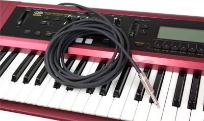 Silk Road LG104-5A BK ギターケーブル 5メートル LSプラグ キーボード