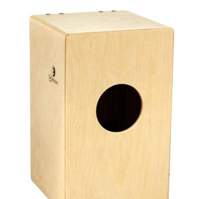 DG CAJON Chanela BROWN カホン ソフトケース付き サウンドホール部