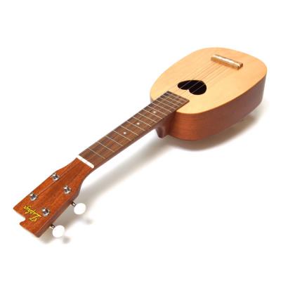 ZEPHYR SP-15-heart ウクレレ ボディ斜めアングル画像2