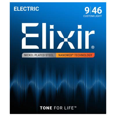 ELIXIR 12027 NANOWEB Custom Light 09-46 エレキギター弦