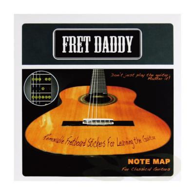 Fret Daddy スケール教則シール フレットボードノートマップ クラシックギター用