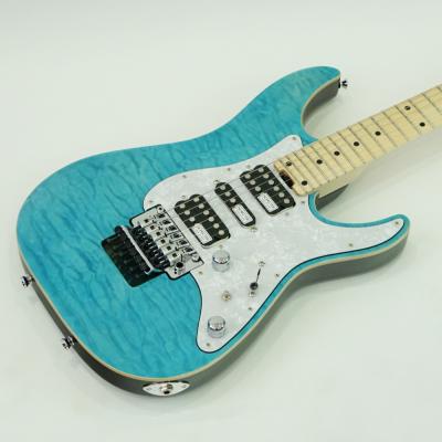 SCHECTER SD-2-24-AL AQB/M エレキギター ボディトップ画像