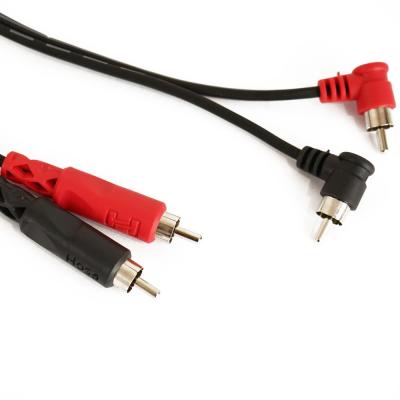 オーディオ機器同士の接続に最適な両側RCAプラグを採用