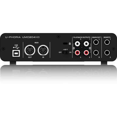 BEHRINGER UMC204HD U-PHORIA オーディオインターフェース