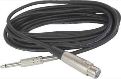 XLR-フォンプラグのケーブル(約5M)付属