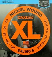 D'Addario EXL160-5×5SET 5弦用ベース弦
