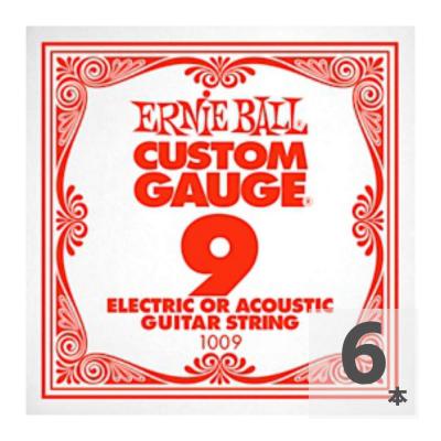 ERNIE BALL 1009 ギター用バラ弦×6本