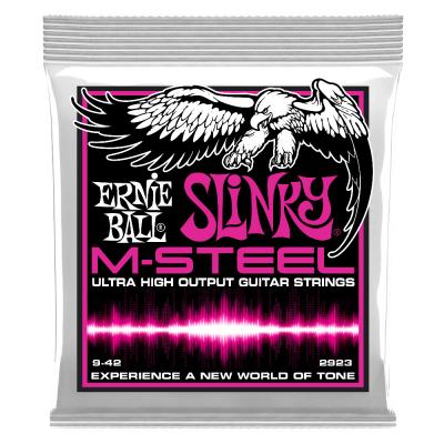 ERNIE BALL 2923 M-STEEL SUPER SLINKY エレキギター弦×12セット