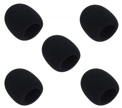 iSK W-50 BK マイクスポンジ 風防 ウィンドスクリーン×5セット