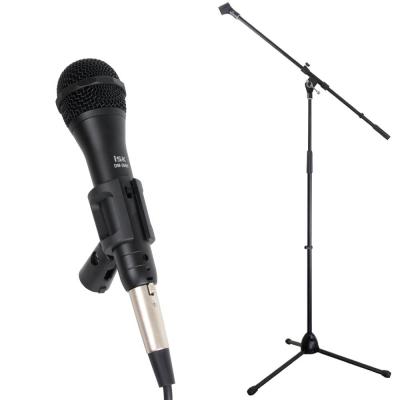 iSK DM-3600 ボーカル用 ダイナミックマイク 5mケーブル付き ブーム/ストレート兼用マイクスタンドセット