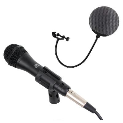 iSK DM-3600 ダイナミックマイク 5Mケーブル メタルポップフィルター付きセット