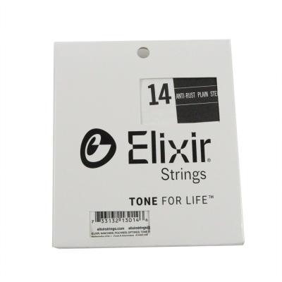 ELIXIR 13014 014弦×4本 Anti-Rust Plain Steel ギターバラ弦