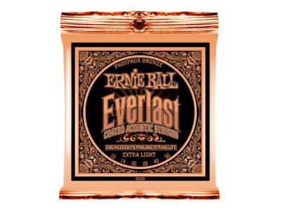 ERNIE BALL 2550 Everlast Coated PHOSPHOR BRONZE EXTRA LIGHT アコースティックギター弦 ×6セット