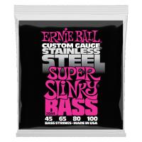 ERNIE BALL 2844/Stainless Super Slinky Bass ベース弦×2セット