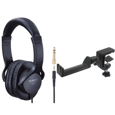 ROLAND RH-5 ヘッドホン SEELETON SMH-1 マルチアングル ヘッドホンハンガー 2点セット
