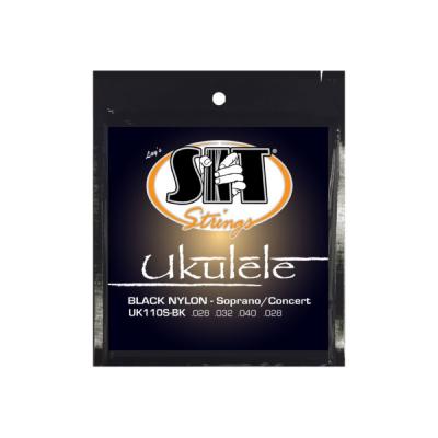 SIT STRINGS UK110S-BK Black Nylon ウクレレ弦×3セット