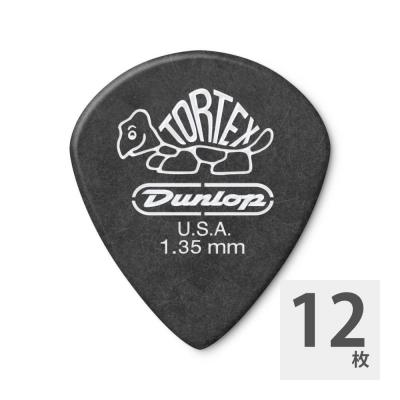 JIM DUNLOP 498 Tortex Jazz III XL 1.35mm Black ギターピック×12枚