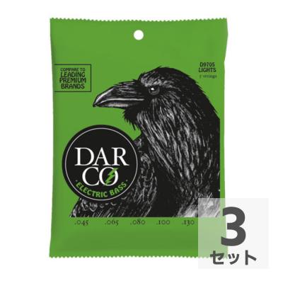 Darco D9705 Electric Bass Nickel Plate Light 5弦エレキベース弦×3セット