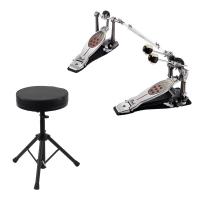 Pearl P-2052C ELIMINATOR REDLINE DOUBLE PEDAL ドラムツインペダル Dicon Audio SB-005 ドラムスローン付きセット