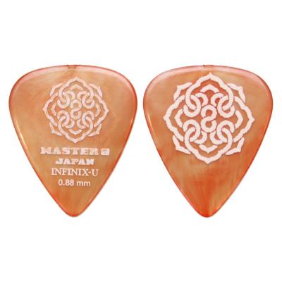 MASTER 8 JAPAN IFU-TD088 INFINIX-U TEARDROP with Hard Grip 0.88mm ギターピック×10枚