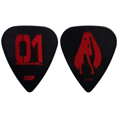 ESP PT-Miku01R 初音ミクモデル ギターピック×10枚