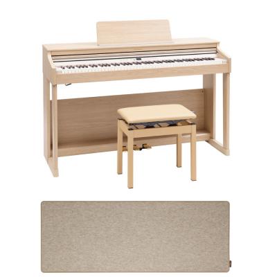 Roland RP701-LA Digital Piano ライトオーク調仕上げ デジタルピアノ 高低自在椅子&セッティングマット付き 【組立設置無料サービス中】