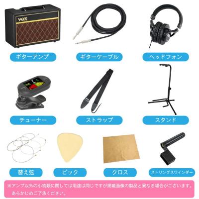 LEGEND LTE-Z BK エレキギター VOXアンプ付き 入門11点セット セット商品の画像