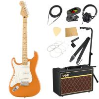 Fender Player Stratocaster LH MN Capri Orange エレキギター VOXアンプ付き 入門11点セット