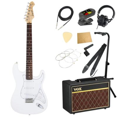 LEGEND LST-Z WH エレキギター VOXアンプ付き 入門11点セット