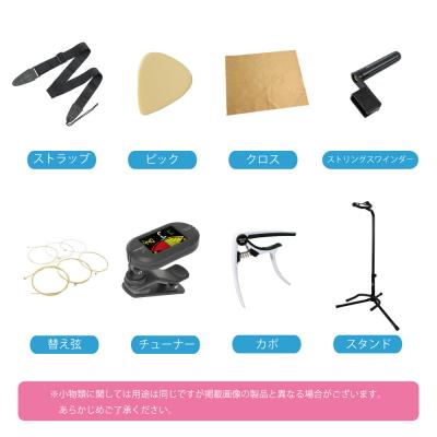 LEGEND FG-15CE BLS エレクトリックアコースティックギター 入門9点セット セット内容の画像