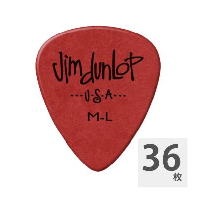 JIM DUNLOP 479ML POLYS PICK MEDIUM LIGHT RED ギターピック×36枚