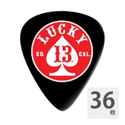 JIM DUNLOP Lucky 13 Spade Circle 0.60mm ギターピック×36枚