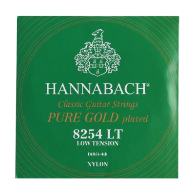 HANNABACH Pure Gold LT4 8254LT GREEN ローテンション バラ弦 クラシックギター弦×6本