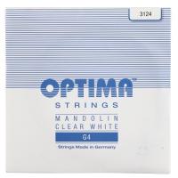 Optima Strings G4 3124 CLEAR WHITE 4弦 バラ弦 マンドリン弦×3セット
