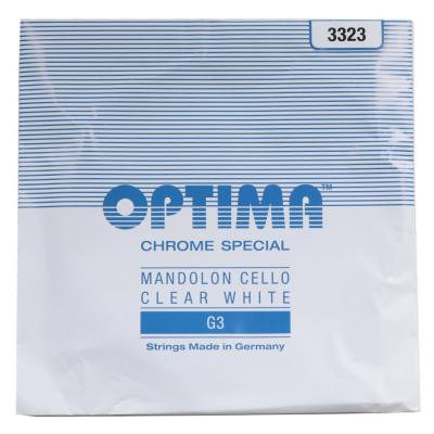 Optima Strings G3 3323 CLEAR WHITE 3弦 バラ弦 マンドロンチェロ弦×3セット